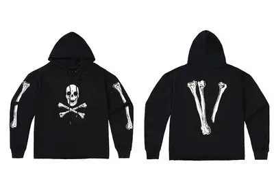 VLONE Hoodie — Skull Head Black White V colorway — Joyagoo Spreadsheet photo