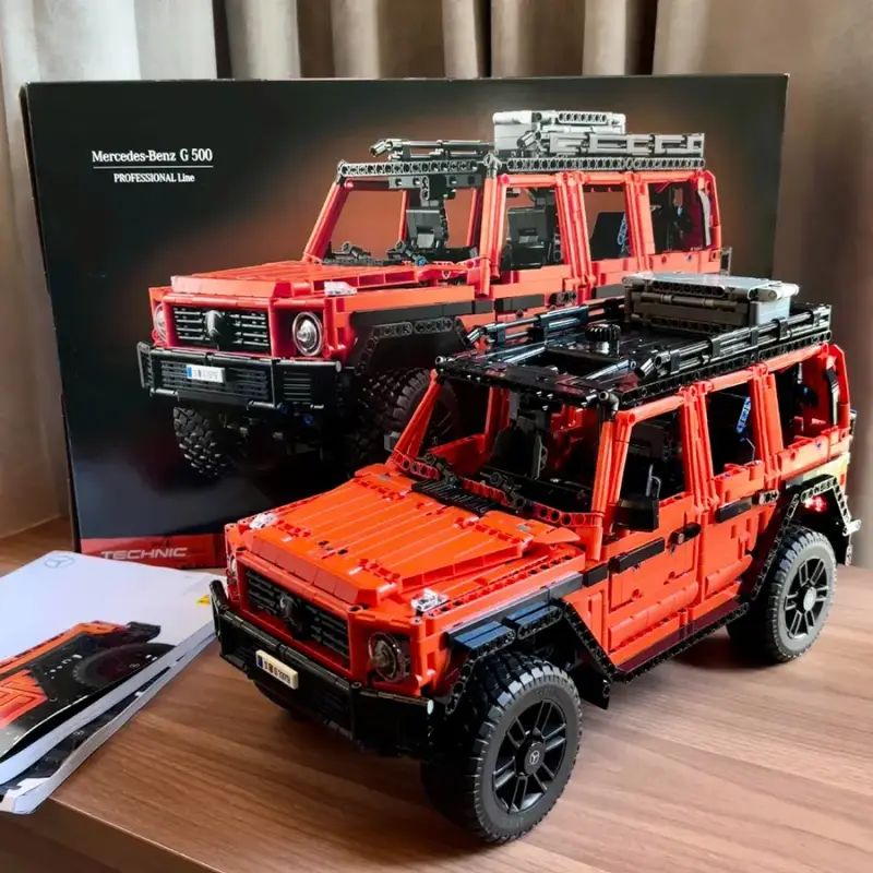 Lego Technic, Mercedes-Benz G 500 — High Brick Edition-Orange Benz Large G500-2891 Granules colorway — Joyagoo Spreadsheet photo