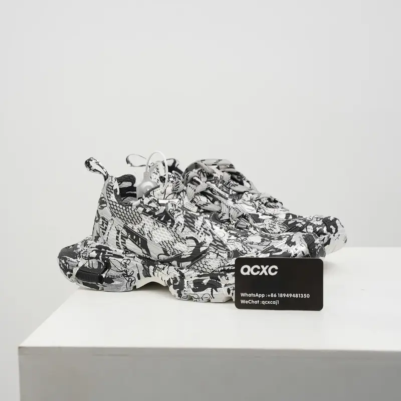 Balenciaga 3XL Champagne Gold Shoes — Graffiti colorway — Joyagoo Spreadsheet photo