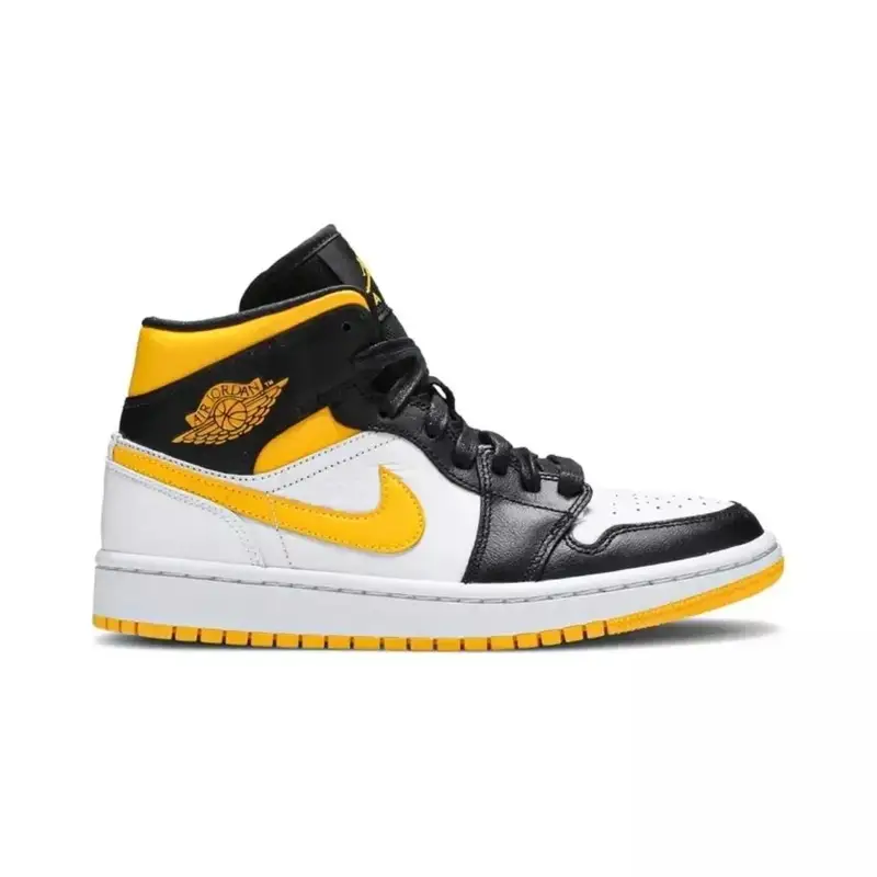 Jordan 1 Mid Shoes — Laser Orange Black colorway — Joyagoo Spreadsheet photo