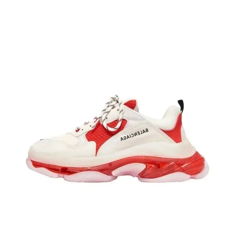 Balenciaga 3S White Shoes — White red colorway — Joyagoo Spreadsheet photo