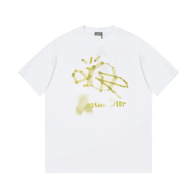 Christian Dior Atelier T-Shirt — White yellow bar icon colorway — Joyagoo Spreadsheet photo