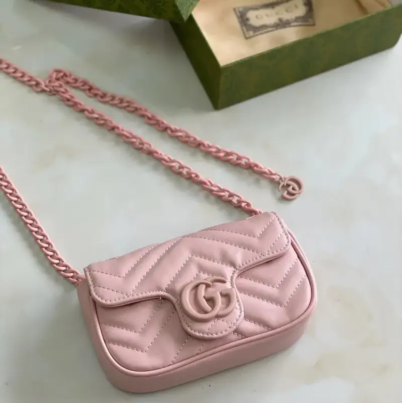 Gucci GG marmont — 16.5cm pink colorway — Joyagoo Spreadsheet photo