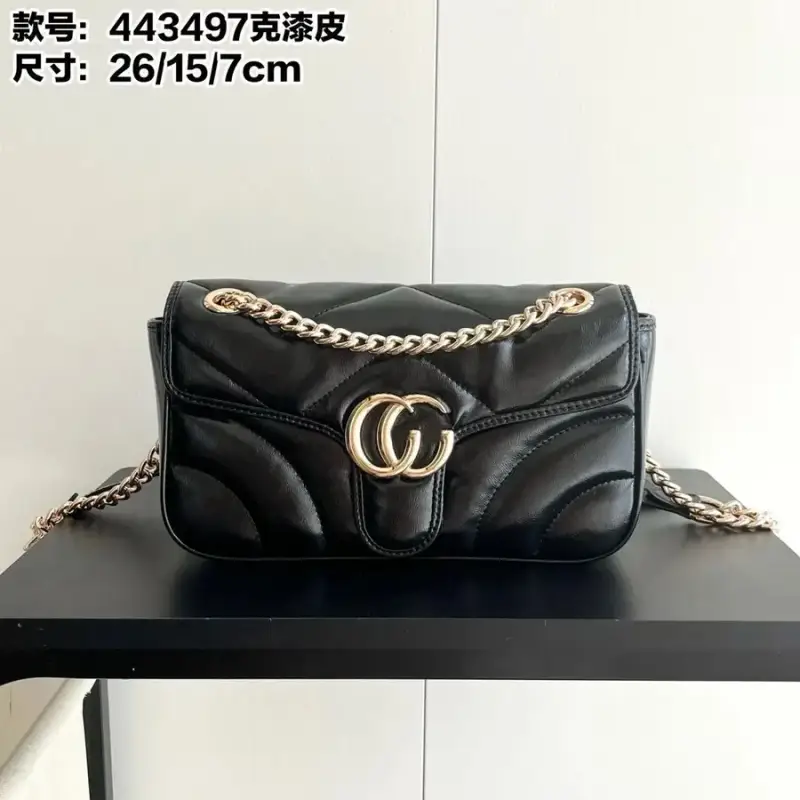 Gucci GG marmont — Black 26*15*7cm colorway — Joyagoo Spreadsheet photo