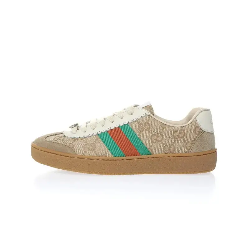 Gucci G74 Web Shoes — GG Bukhaki Green Red Caramel Base 521681 colorway — Joyagoo Spreadsheet photo