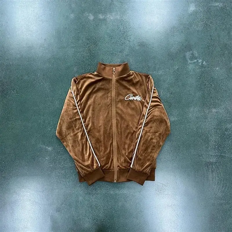 Corteiz Tracksuit Top — Brown velvet top colorway — Joyagoo Spreadsheet photo