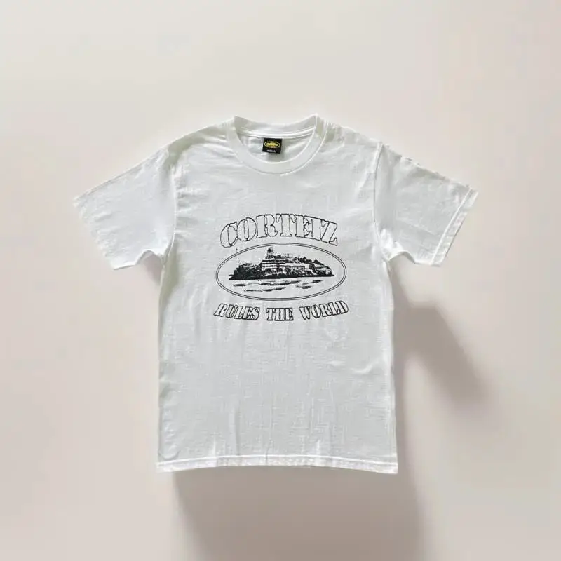 Corteiz Tee — Rules World White colorway — Joyagoo Spreadsheet photo