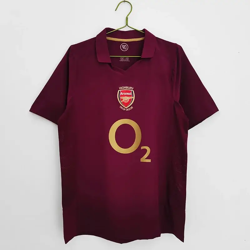 Opel Jersey — 2005-06 season Arsenal home colorway — Joyagoo Spreadsheet photo