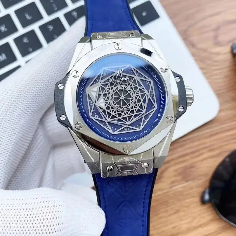 Hublot Big Bang Sang Bleu — silver  Blue Plate  Blue Belt colorway — Joyagoo Spreadsheet photo
