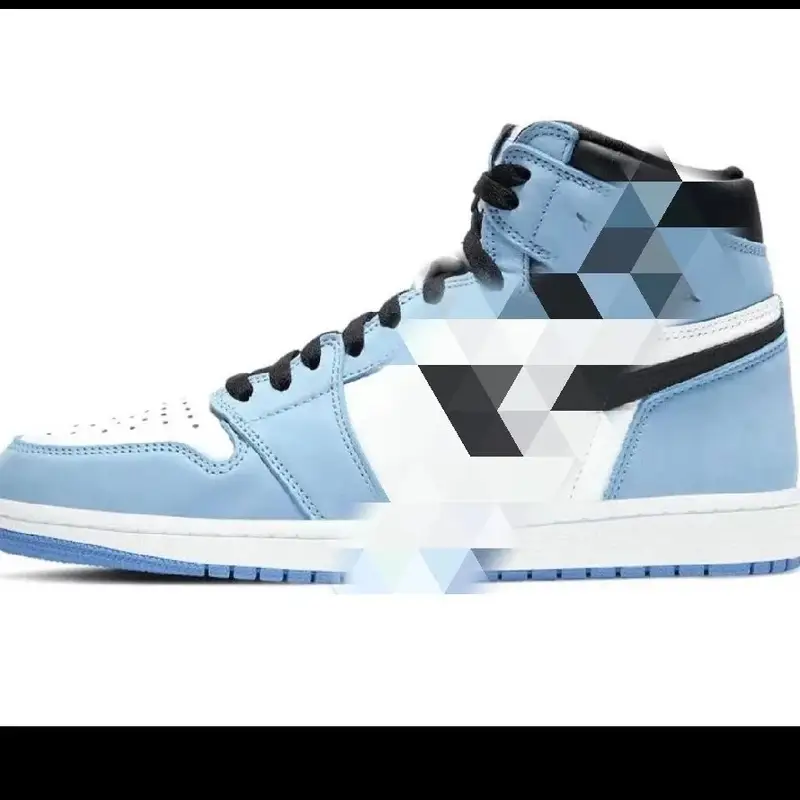 Jordan 1 Union Black Toe — Campus North Carolina University Blue colorway — Joyagoo Spreadsheet photo