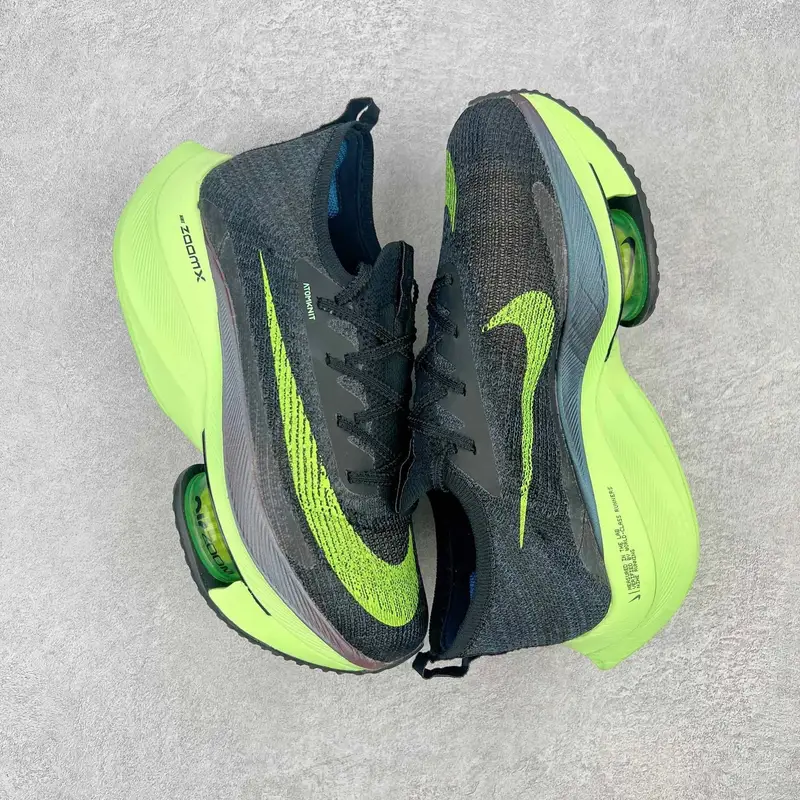 Nike Air ZoomX AlphaFly NEXT% 2 — Black Green colorway — Joyagoo Spreadsheet photo