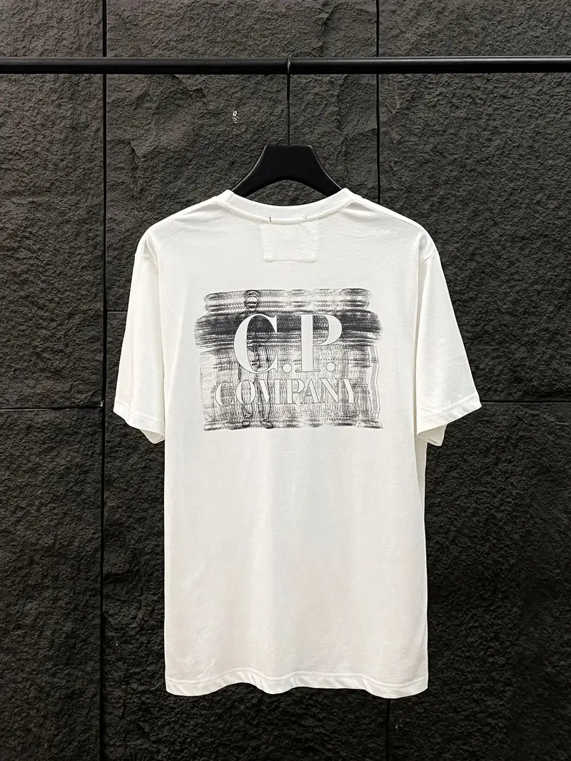 CP Company Logo T-Shirt — 9912 White colorway — Joyagoo Spreadsheet photo