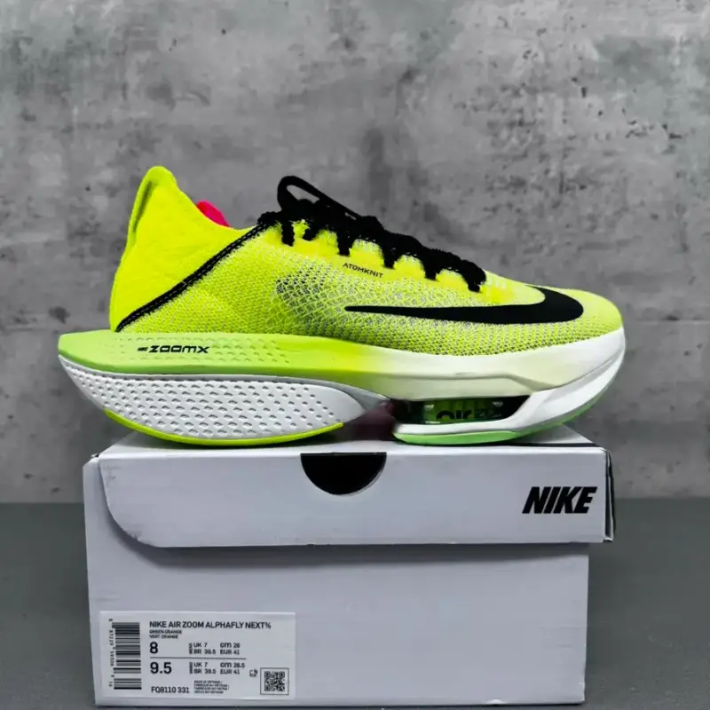 Nike Vaporfly Next% 2 — FQ8110-331 red and green mandarin duck colorway — Joyagoo Spreadsheet photo
