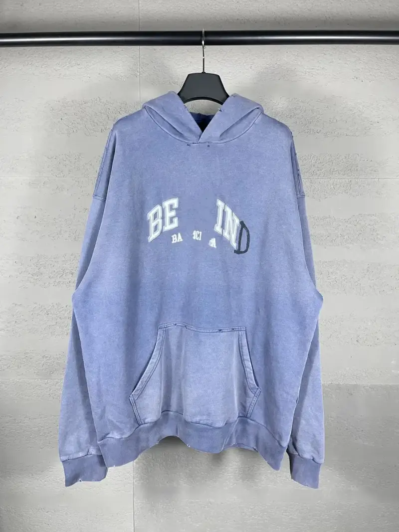 Balenciaga BeKind Hoodie — Washed blue colorway — Joyagoo Spreadsheet photo