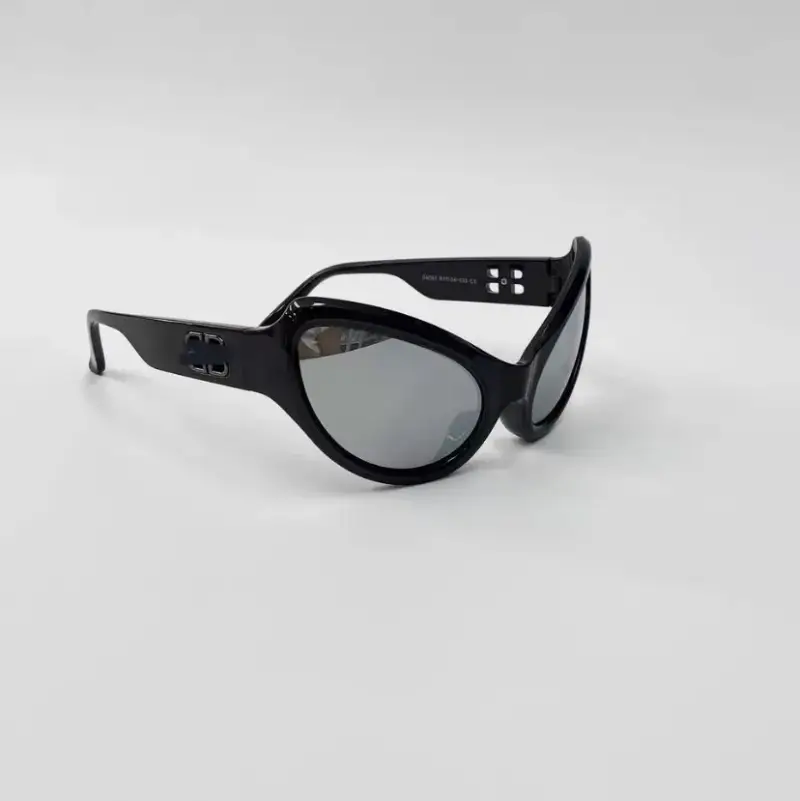 Balenciaga Sunglasses — Deep gray frame mercury colorway — Joyagoo Spreadsheet photo