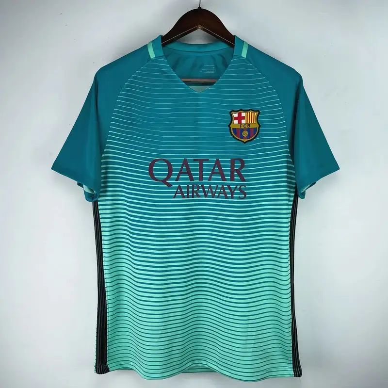 China Jersey 2018 — 16-17 Barcelona 2 Away Green colorway — Joyagoo Spreadsheet photo