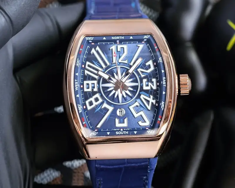 Vanguard Yachting Watch — Rose Gold Shell  Blue Plate Blue Tape colorway — Joyagoo Spreadsheet photo