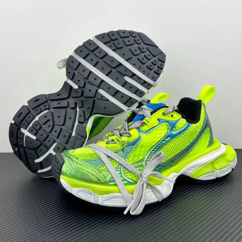 Balenciaga 3XL Shoes — 3XL fluorescent yellow blue colorway — Joyagoo Spreadsheet photo