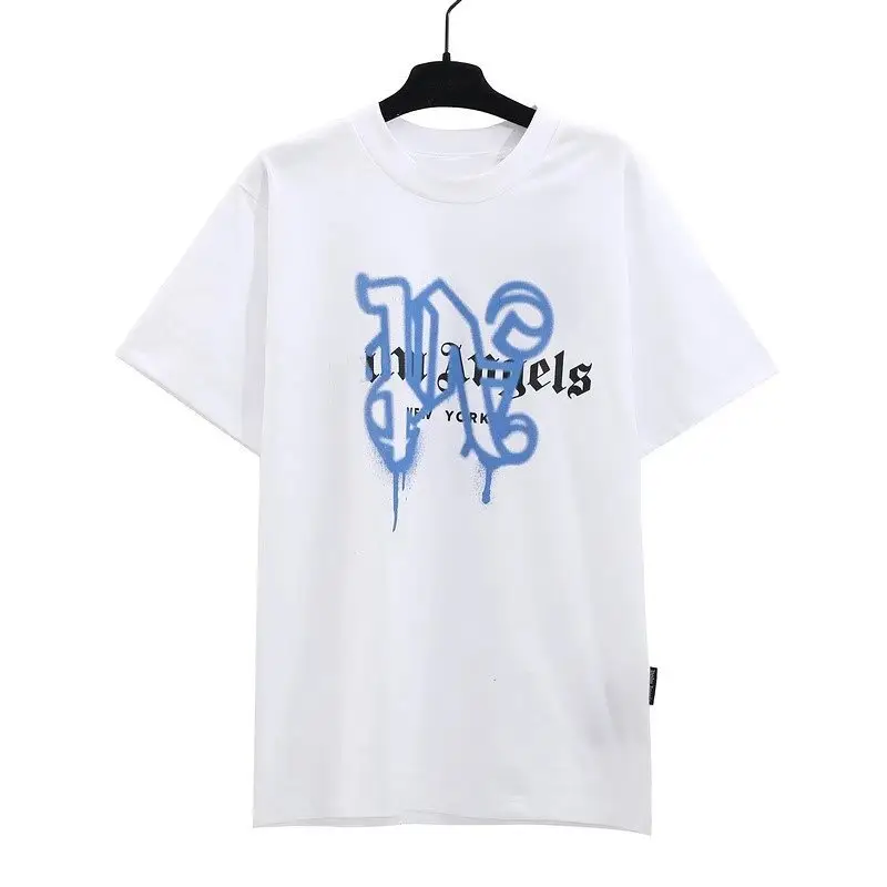 Palm Angels NY T-Shirt — White Blue colorway — Joyagoo Spreadsheet photo