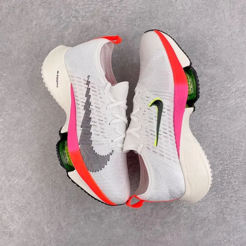 Nike Air ZoomX AlphaFly NEXT% 2 — Pink， white， and black colorway — Joyagoo Spreadsheet photo