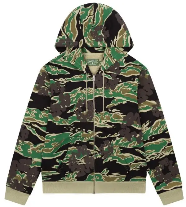 Denim Tears New Zip Hoodie — 6026 Green colorway — Joyagoo Spreadsheet photo