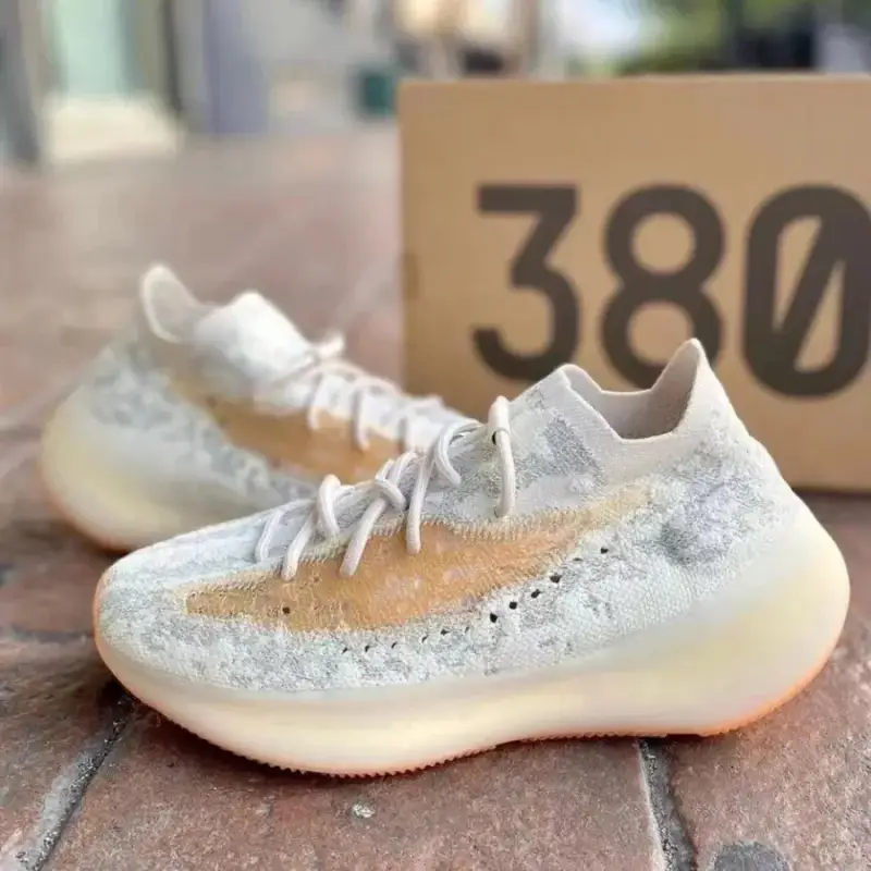 Yeezy 380 Onyx — Honey Peach Powder colorway — Joyagoo Spreadsheet photo