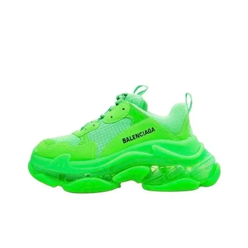 Balenciaga 3S White Shoes — Green colorway — Joyagoo Spreadsheet photo