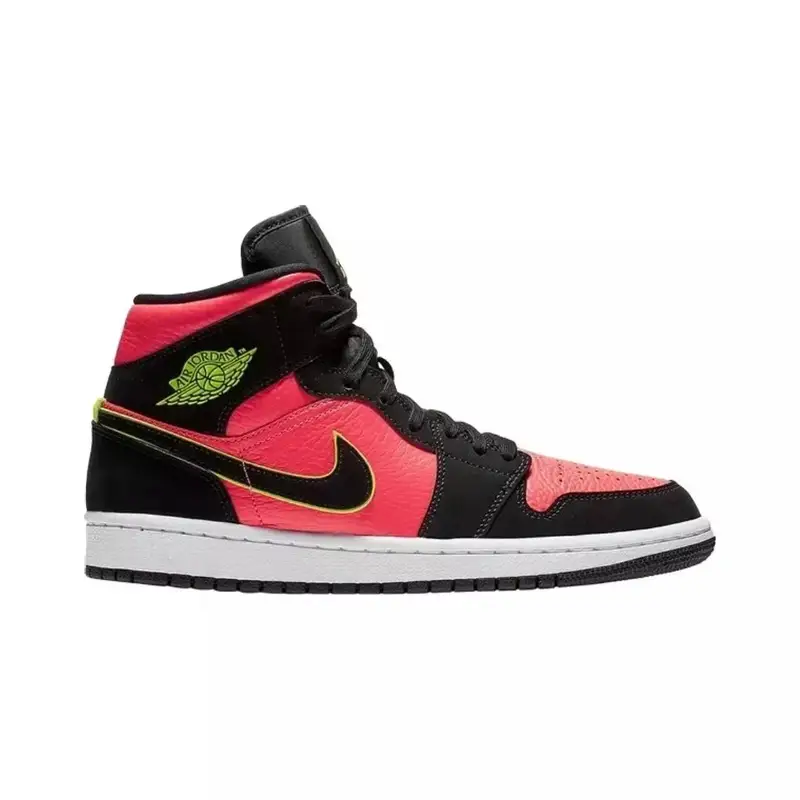 Jordan 1 Mid Shoes — Black Hot Punch colorway — Joyagoo Spreadsheet photo