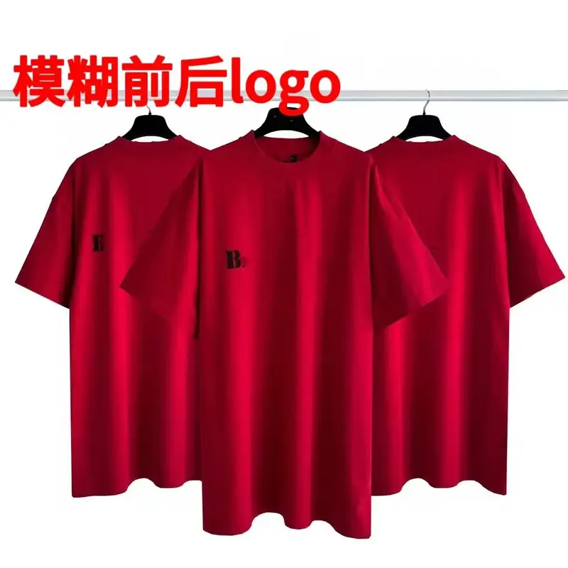 Balenciaga Tees — logo red before and after blur colorway — Joyagoo Spreadsheet photo