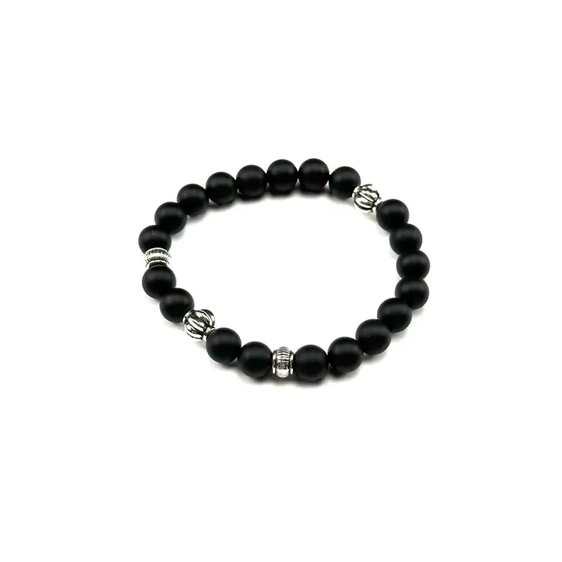 Chrome Hearts Beat Bracelet — Matte black agate colorway — Joyagoo Spreadsheet photo