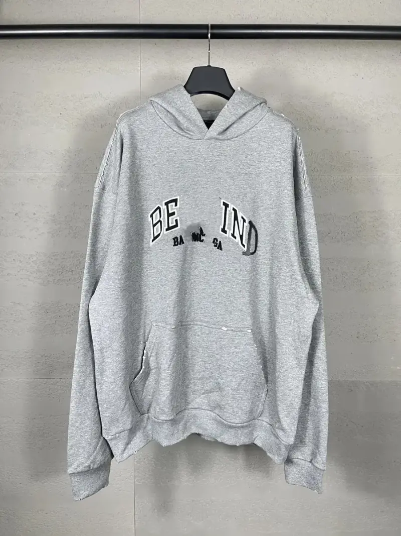 Balenciaga BeKind Hoodie — grey colorway — Joyagoo Spreadsheet photo