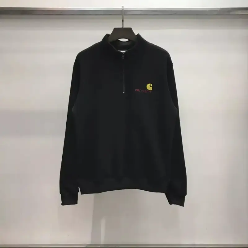 Carhartt WIP Half Zip Hoodie — black colorway — Joyagoo Spreadsheet photo