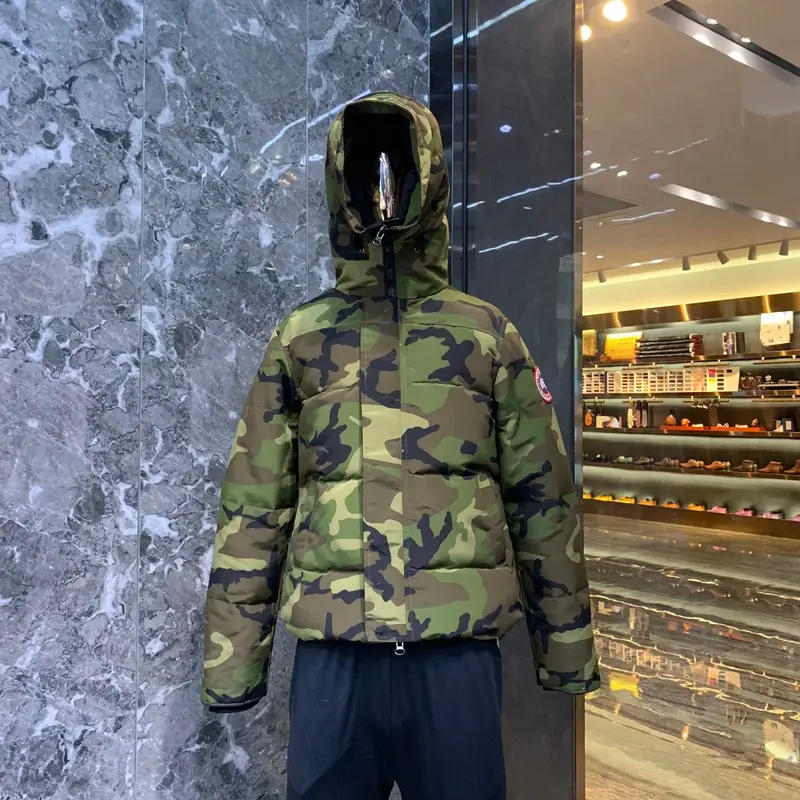Canada Goose Wyndham Jacket — Green camouflage colorway — Joyagoo Spreadsheet photo