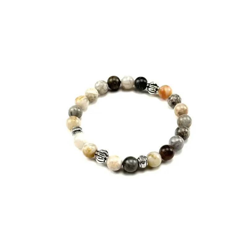 Chrome Hearts Beat Bracelet — Bamboo leaf agate colorway — Joyagoo Spreadsheet photo