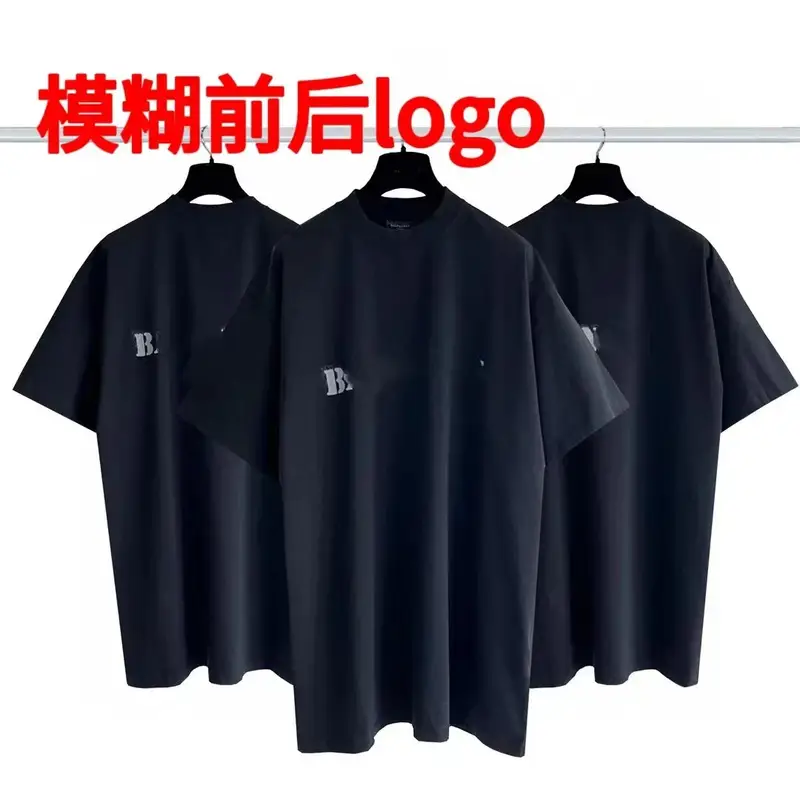 Balenciaga Tees — Blur front and back logo black colorway — Joyagoo Spreadsheet photo