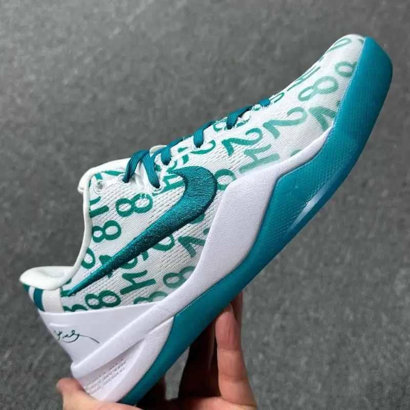Kobe 8 Venice Beach Shoes — Kobe 8 White and Green colorway — Joyagoo Spreadsheet photo