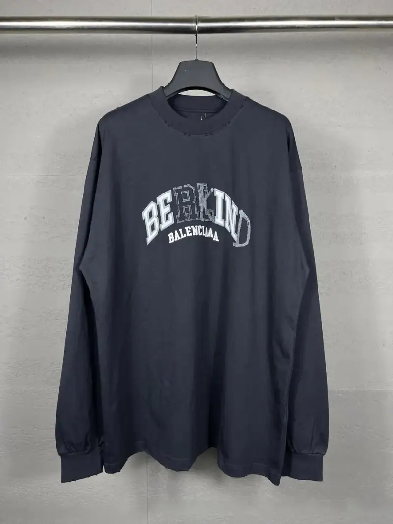 Balenciaga Be Kind Longsleeve — Dark Blue Grey colorway — Joyagoo Spreadsheet photo