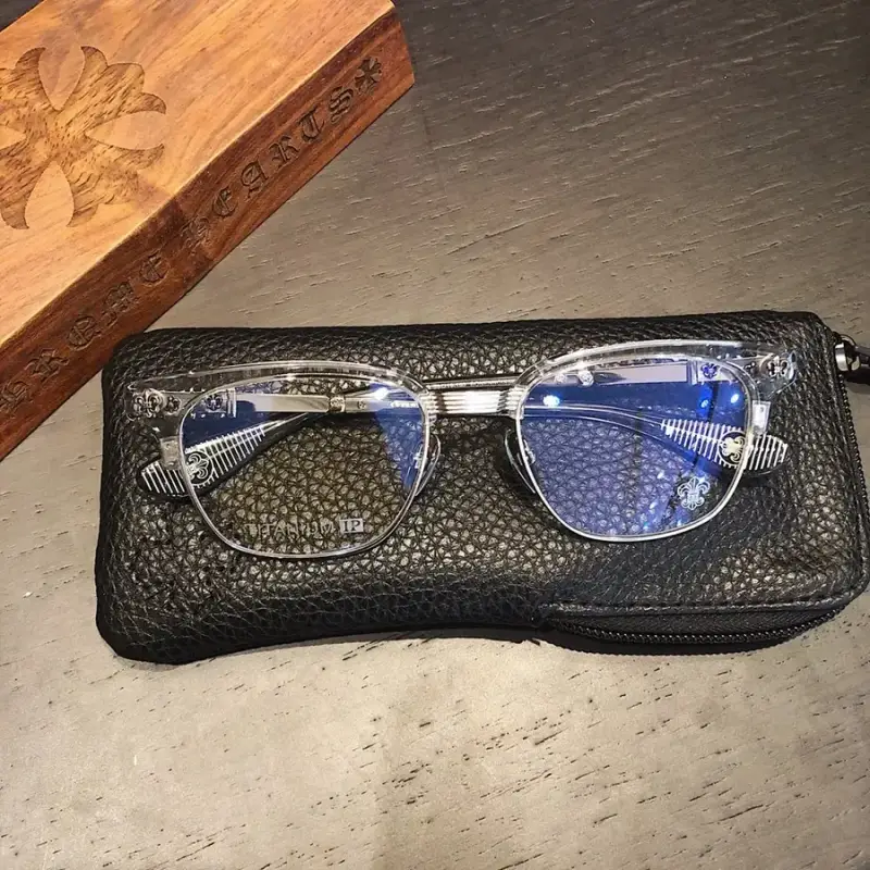 Chrome Hearts Sunglasses — Transparent gray colorway — Joyagoo Spreadsheet photo
