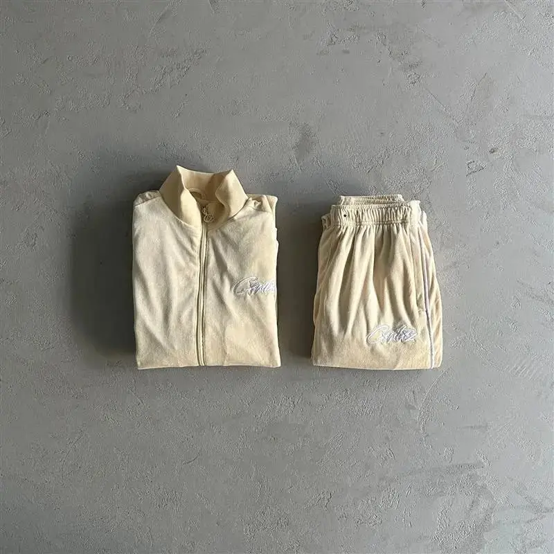 Corteiz Tracksuit Top — Apricot velvet suit colorway — Joyagoo Spreadsheet photo