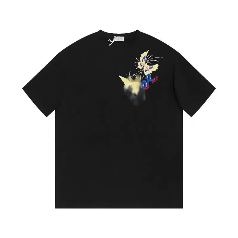 Christian Dior Atelier T-Shirt — Black butterfly colorway — Joyagoo Spreadsheet photo