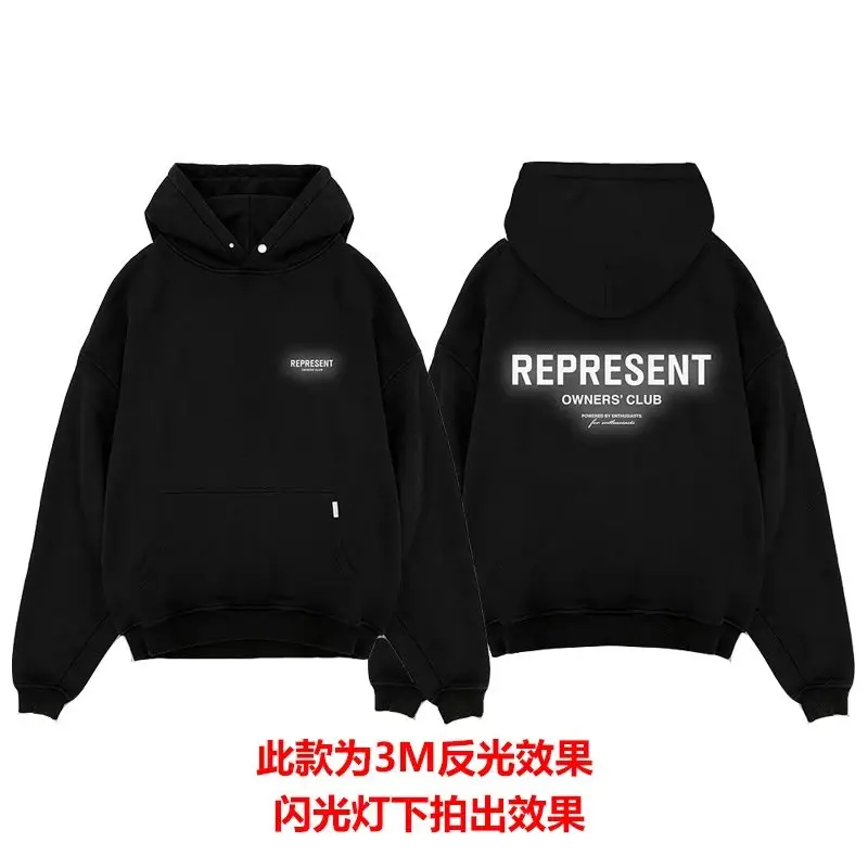 Represent Hoodie — 3M Reflective Black colorway — Joyagoo Spreadsheet photo