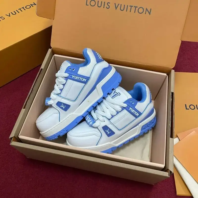 LV Trainers Maxi — White blue colorway — Joyagoo Spreadsheet photo