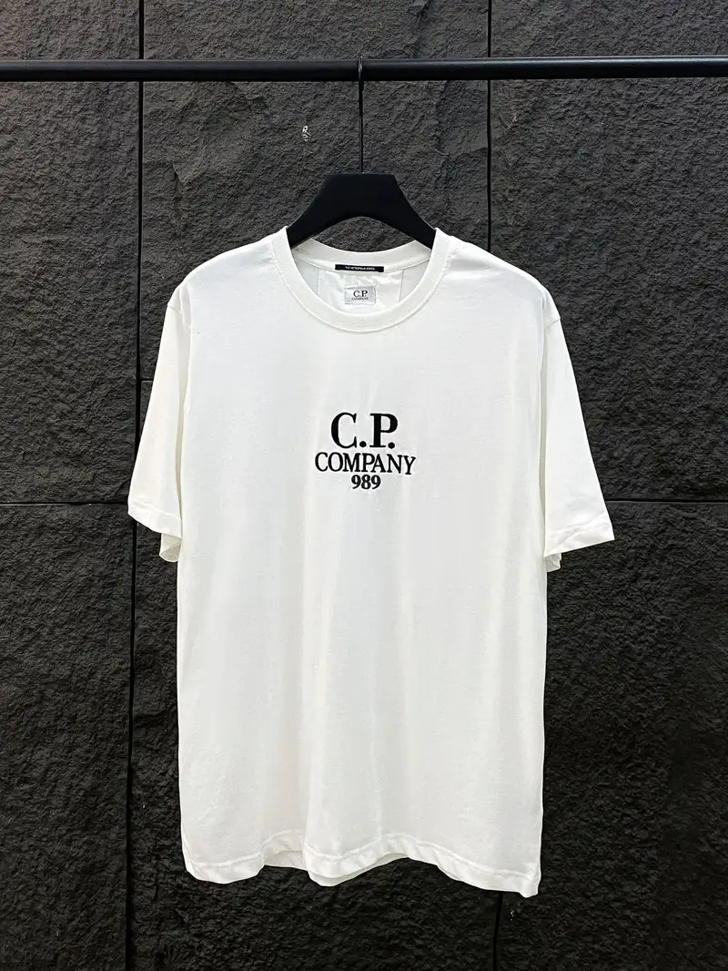 CP Company Logo T-Shirt — 9905 White colorway — Joyagoo Spreadsheet photo