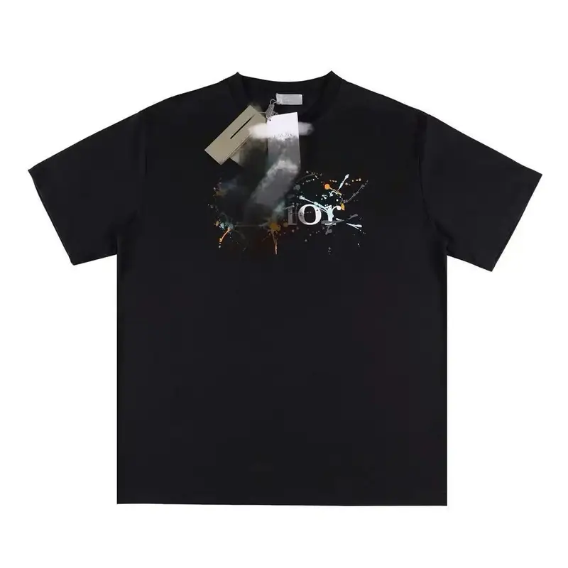 Christian Dior Atelier T-Shirt — Black inkjet pattern colorway — Joyagoo Spreadsheet photo