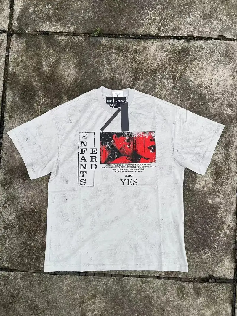 Enfans Tees — ERD white red bottom colorway — Joyagoo Spreadsheet photo