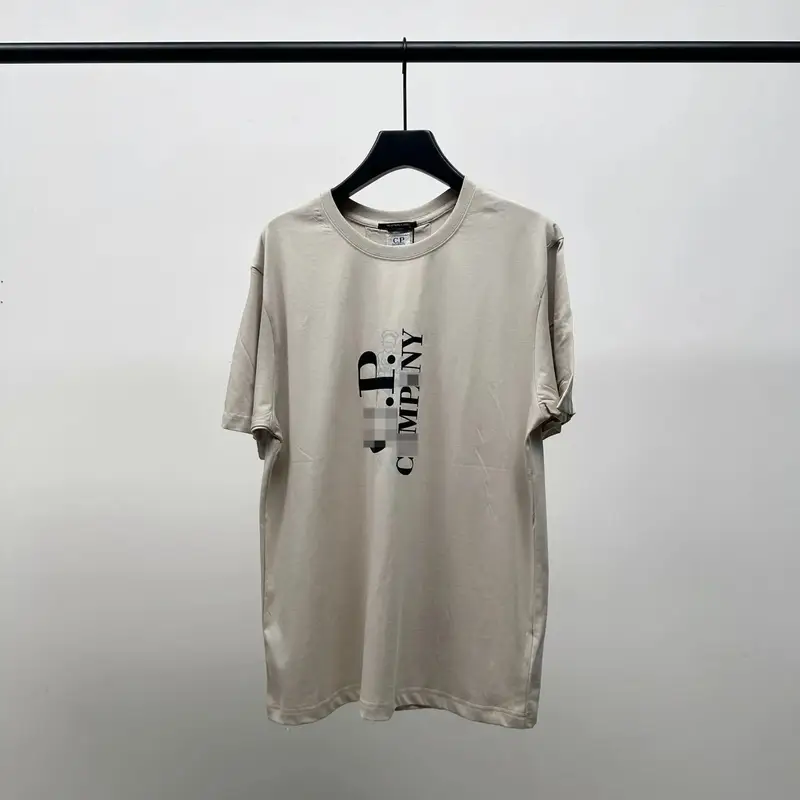 CP Company Logo T-Shirt — 9010 shallow khakis colorway — Joyagoo Spreadsheet photo