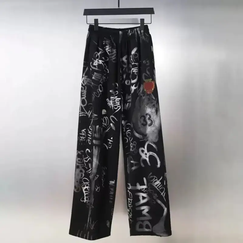 Balenciaga SS24 Graffiti Hoodie — black pants colorway — Joyagoo Spreadsheet photo