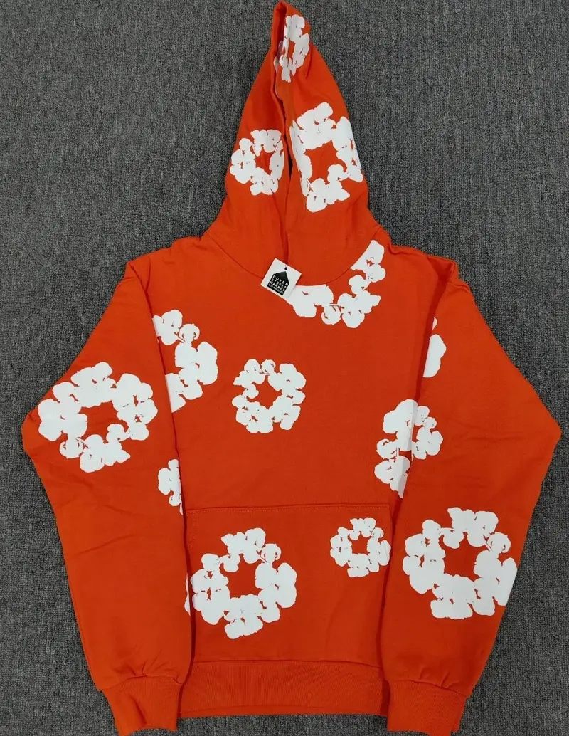 Denim Tears Offset Hoodie — orange colorway — Joyagoo Spreadsheet photo