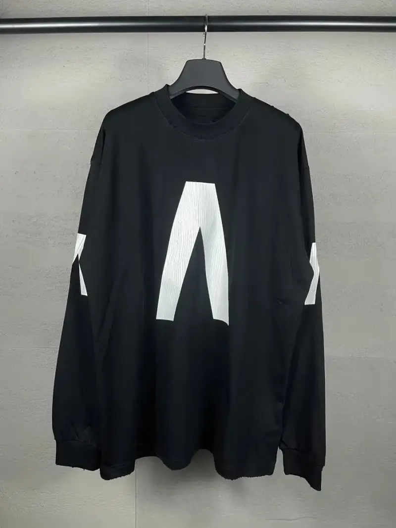 Balenciaga Archive Longsleeve Hoodie — black colorway — Joyagoo Spreadsheet photo