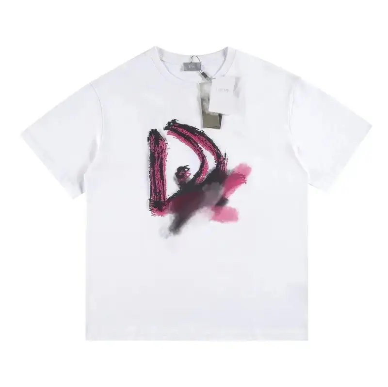 Christian Dior Atelier T-Shirt — white black spell purple colorway — Joyagoo Spreadsheet photo
